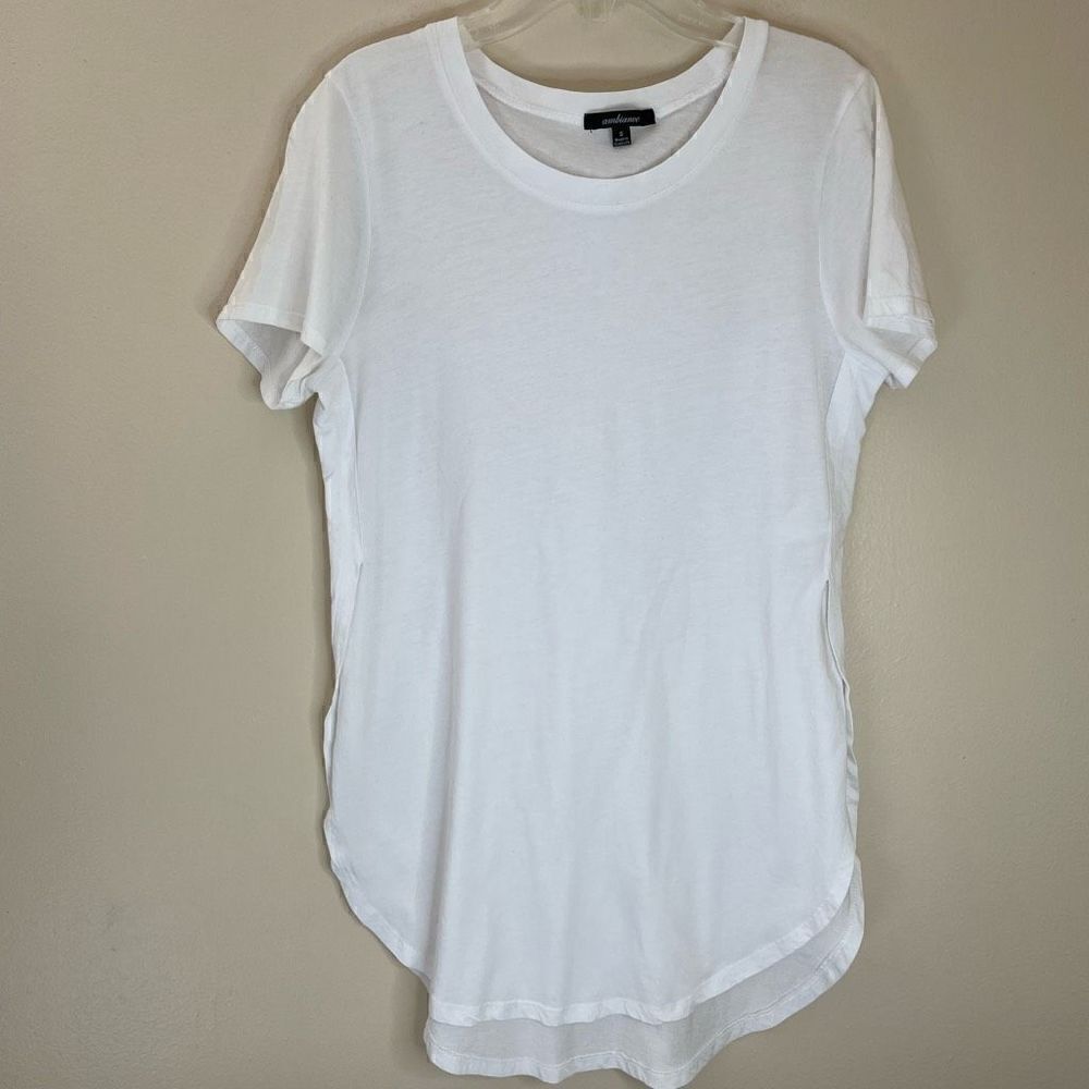 Ambiance|Short sleeve|Tee|High Side slits| super soft|Cotton|Has stretch